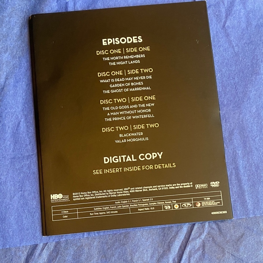 Game of Thrones Season 2 Box Set - Picture 10 of 10